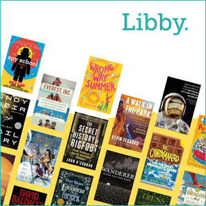 Libby Adventure books promotional graphic